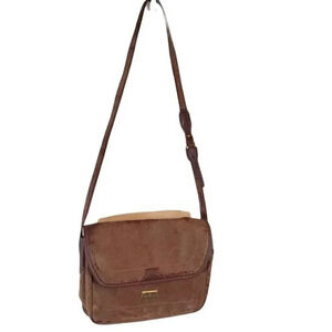 Vintage Samsonite brown distressed travel‎ bag made in Hungary